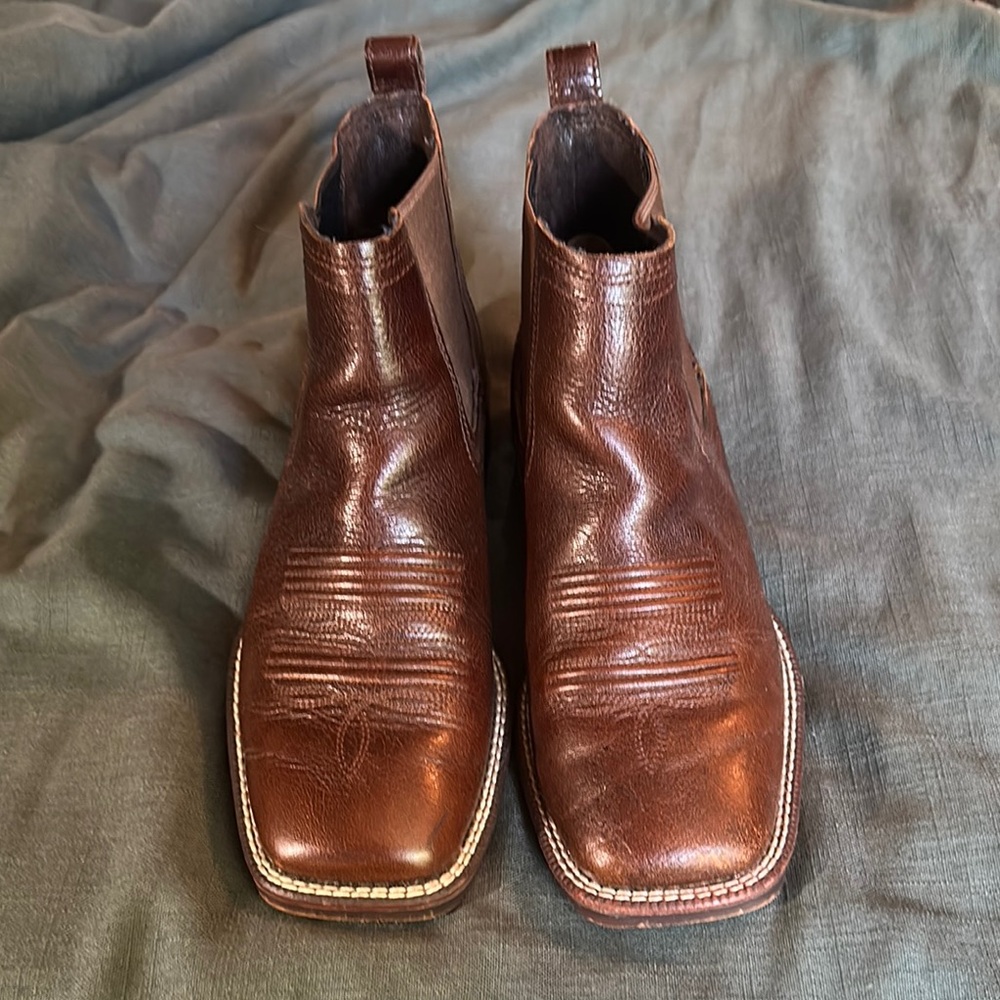 Ariat Men's Brown Leather Chelsea Boots